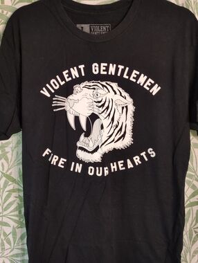 Violent Gentlemen Men’s Black Tiger Graphic Tee